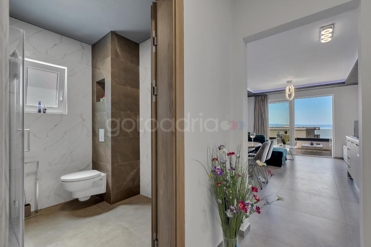 Luxury Seaview Apt Luki - Free Parking Makarska Exterior foto
