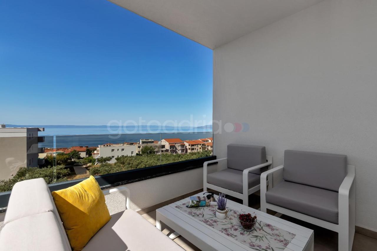 Luxury Seaview Apt Luki - Free Parking Makarska Exterior foto